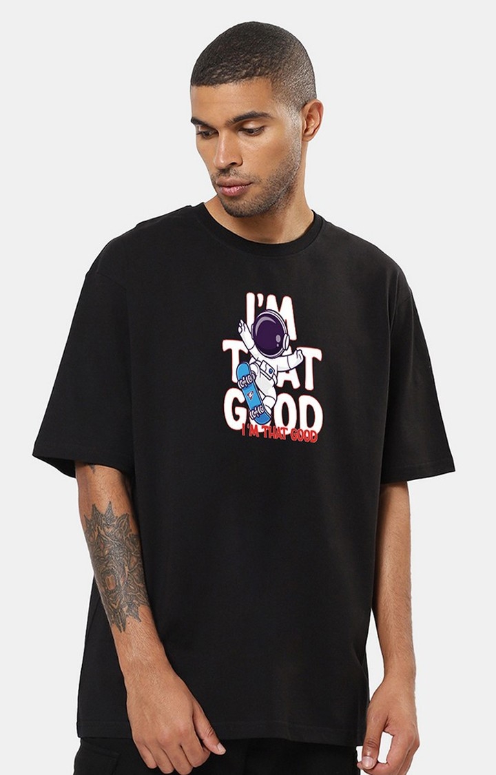 Mad Over Print | I am That Good Men's Oversized T-Shirt