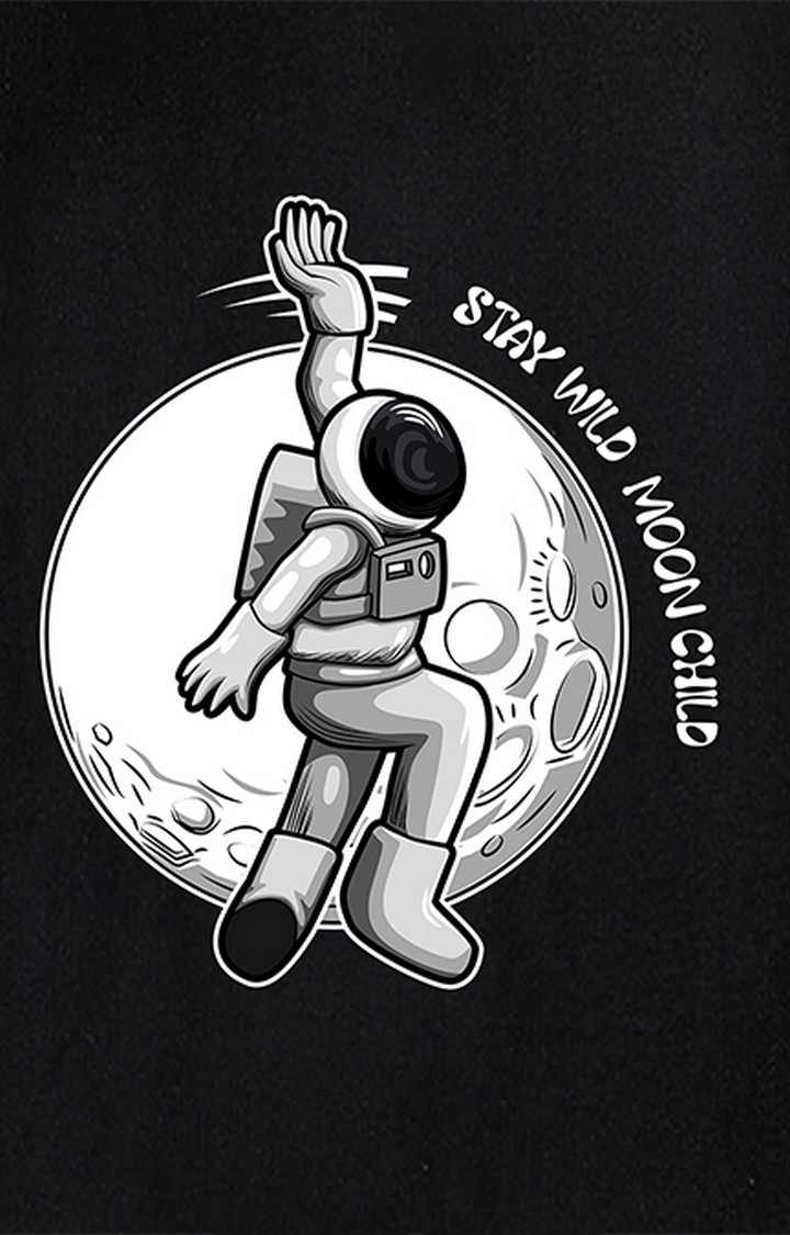 Stay Wild Moon Child Men's Oversized T-Shirt