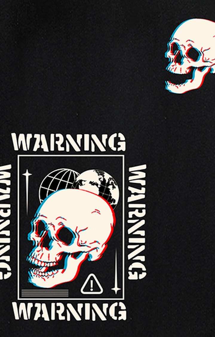Warning Men's Oversized T-Shirt