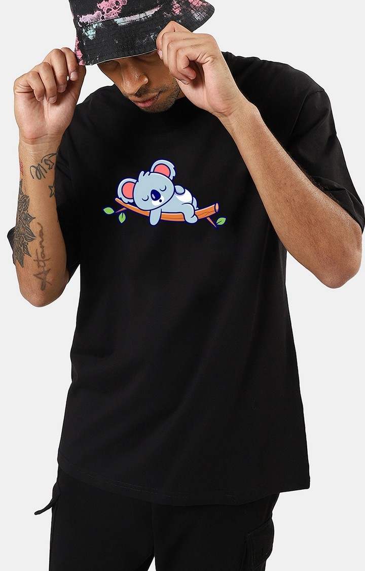 Sleepy Sloth Men's Oversized T-Shirt