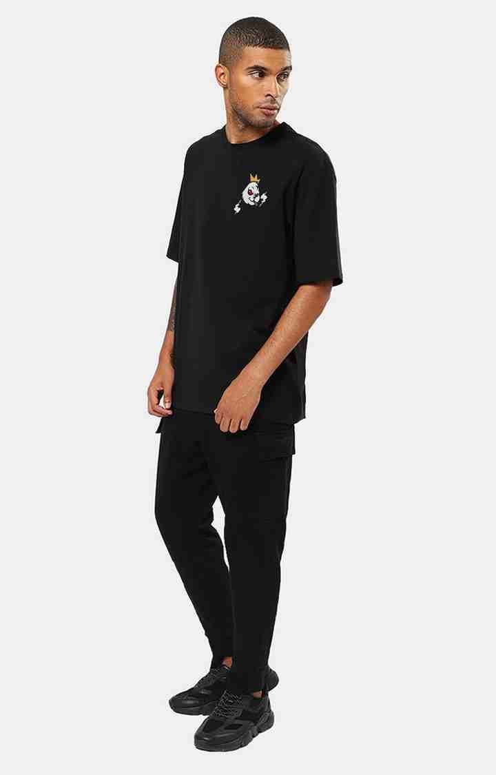 Smoking Panda Men's Oversized T-Shirt