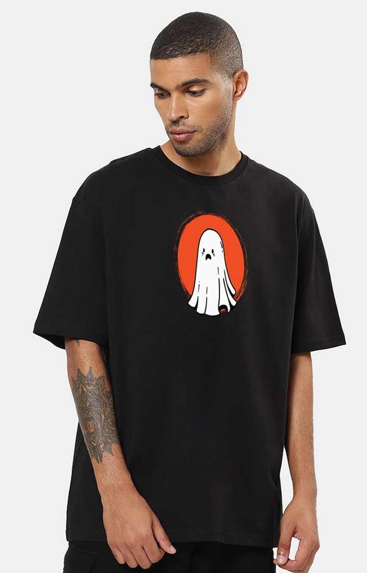 Mad Over Print | Sad Casper Men's Oversized T-Shirt