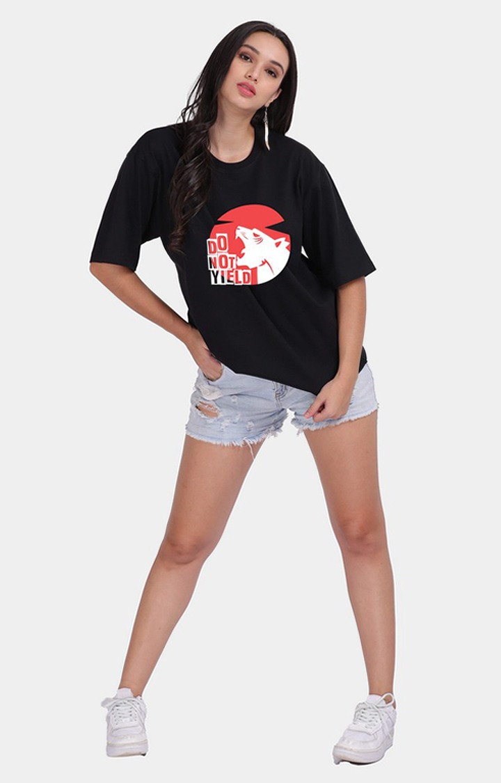Do Not Yield Women's Oversized T-shirt