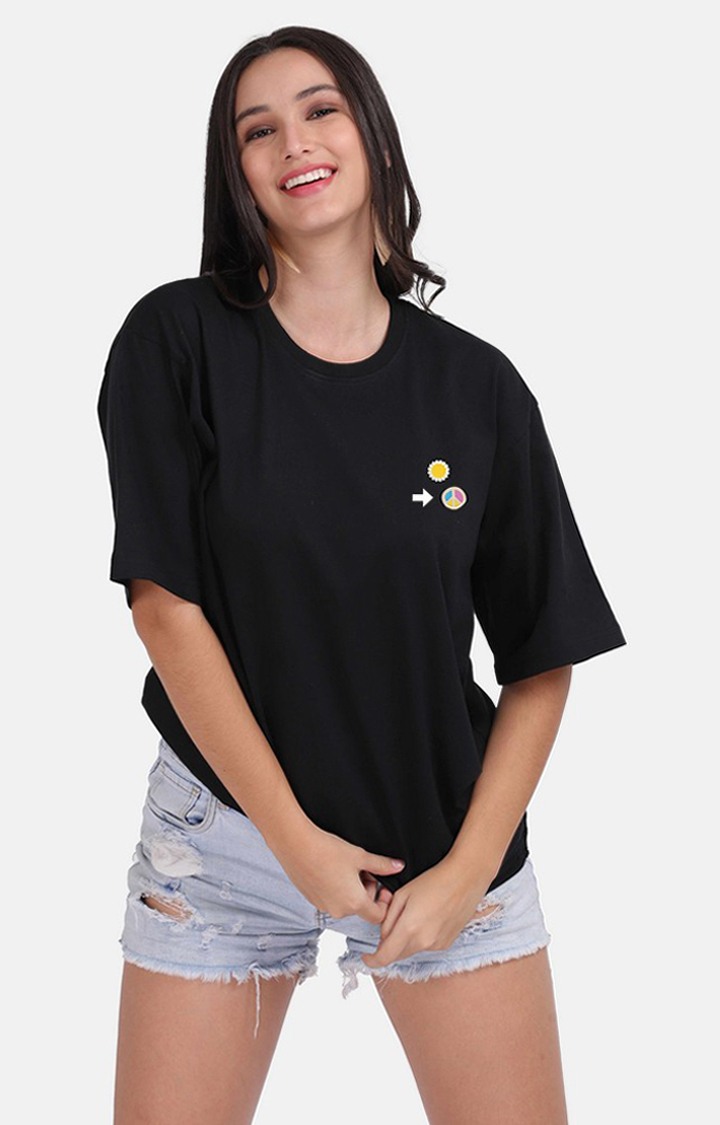 Grow In Peace Women's Oversized T-shirt
