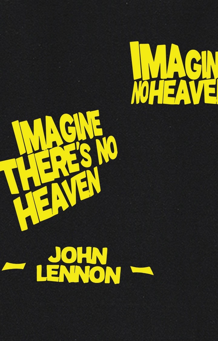Imagine No Heaven Oversized T-shirt