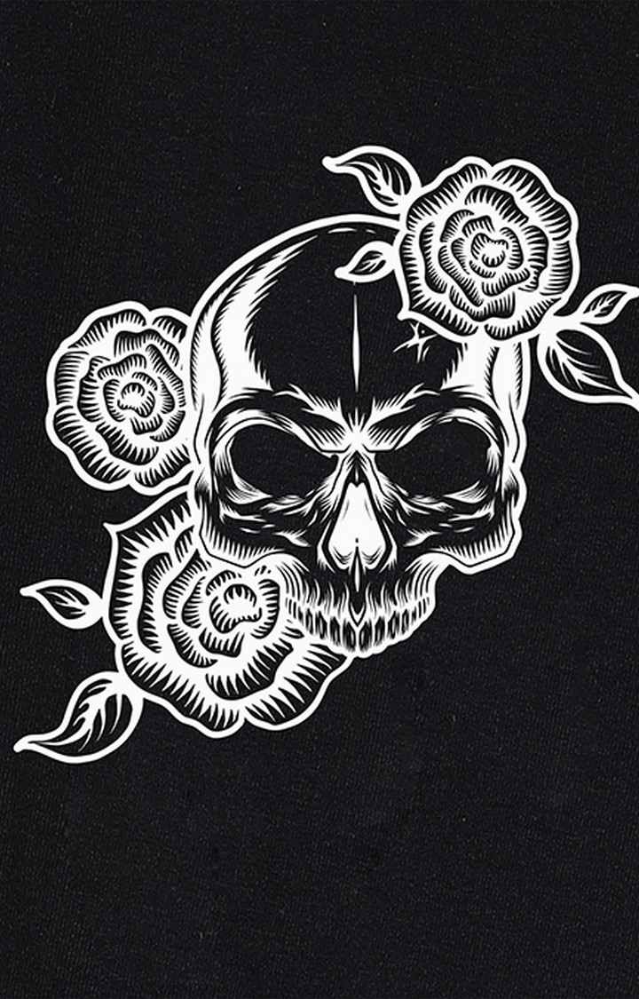Skull And Rose Women's Oversized T-Shirt