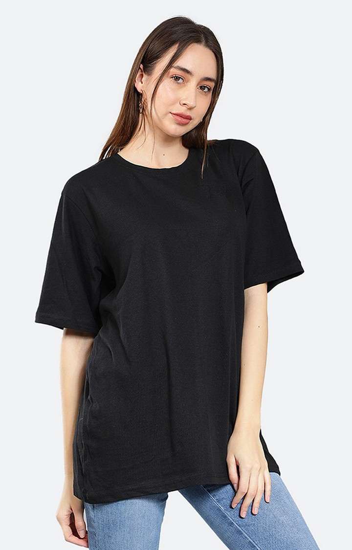 Skull And Rose Women's Oversized T-Shirt