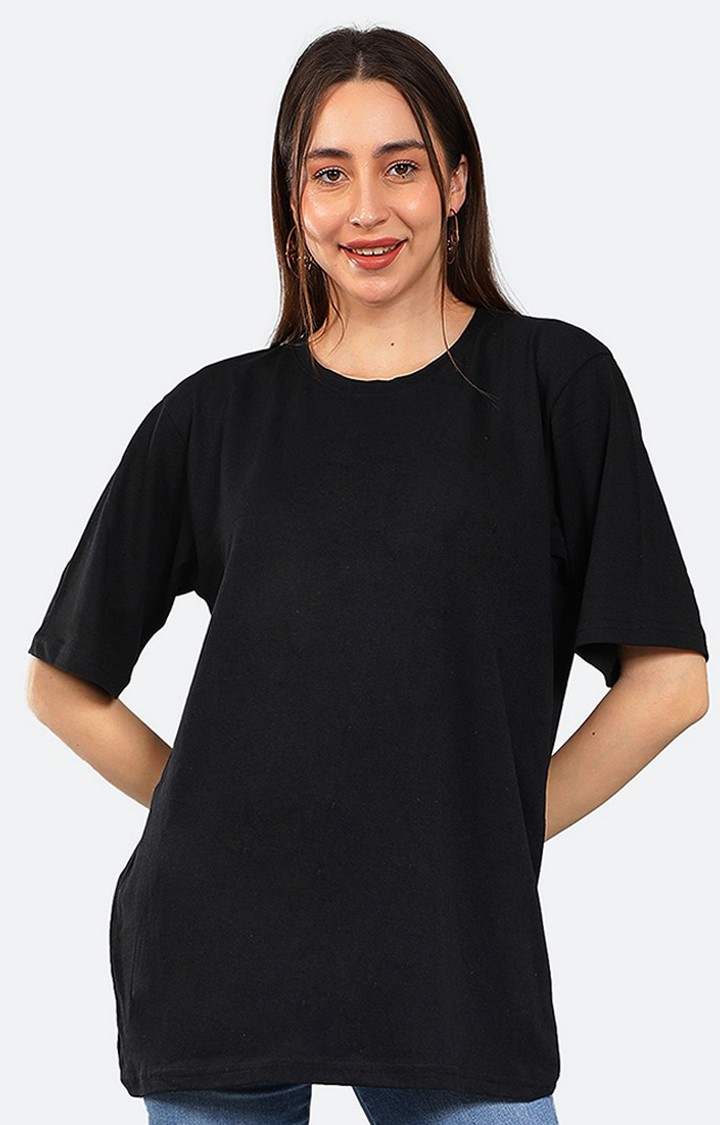 Skull And Rose Women's Oversized T-Shirt