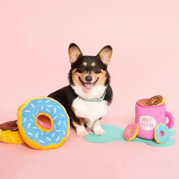 Zippy Paws Zippy Burrow Coffee and Donutz Dog Toy
