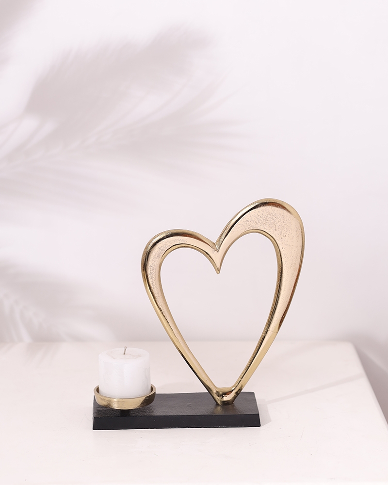 Order Happiness | Order Happiness Metal Photo Frame Heart Shape For Table Showpiece 1
