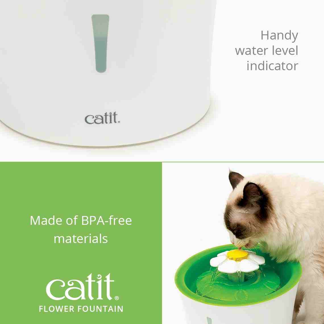 Catit Drinking Flower Fountain, 2.5 Litres