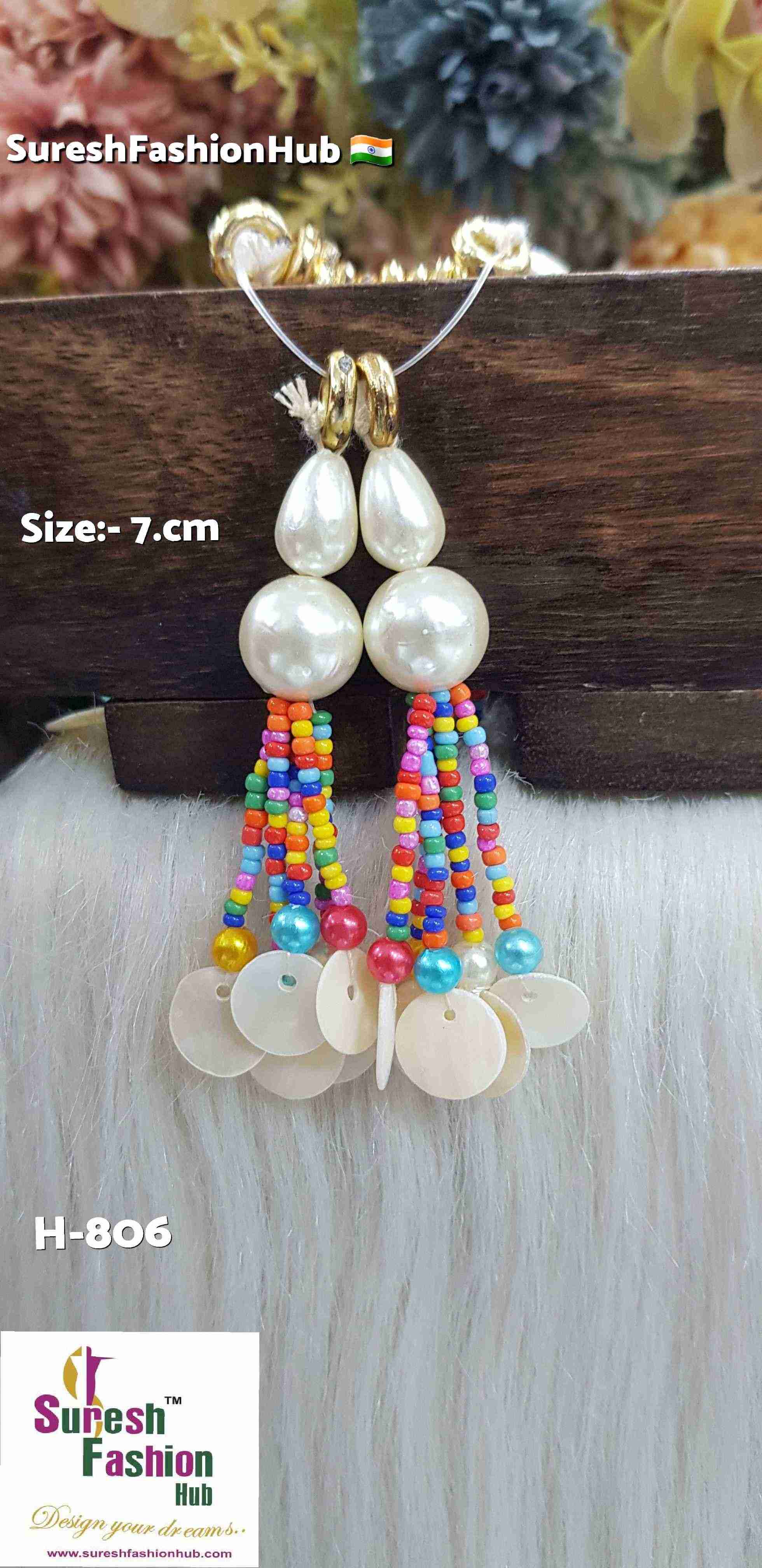 Dark Pearl Bead Tassel Hanging