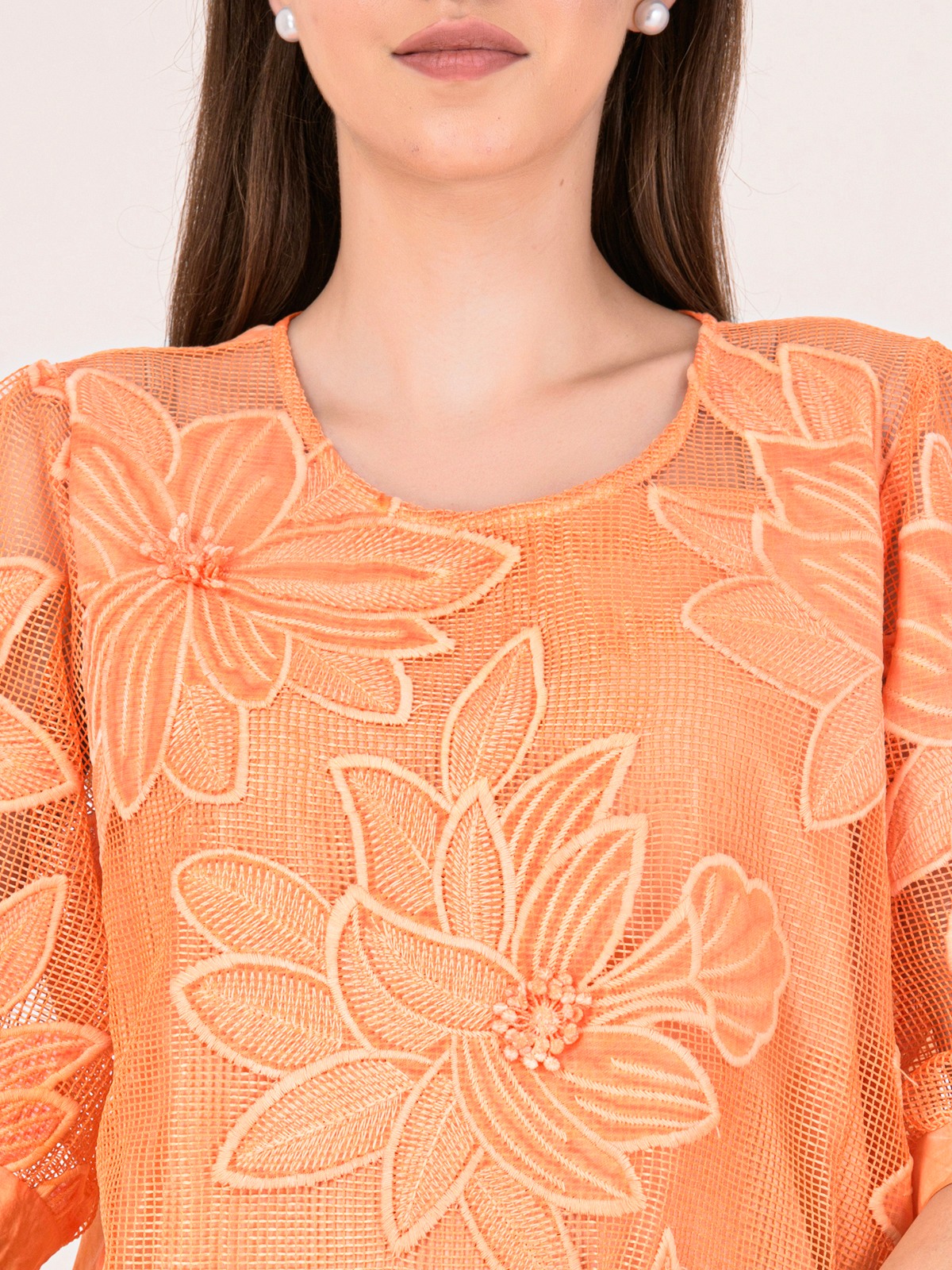 Albion Women Orange Smart Top