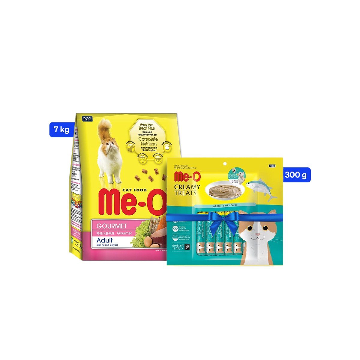 Me O Gourmet Dry Cat Food - 7 Kg + Treat