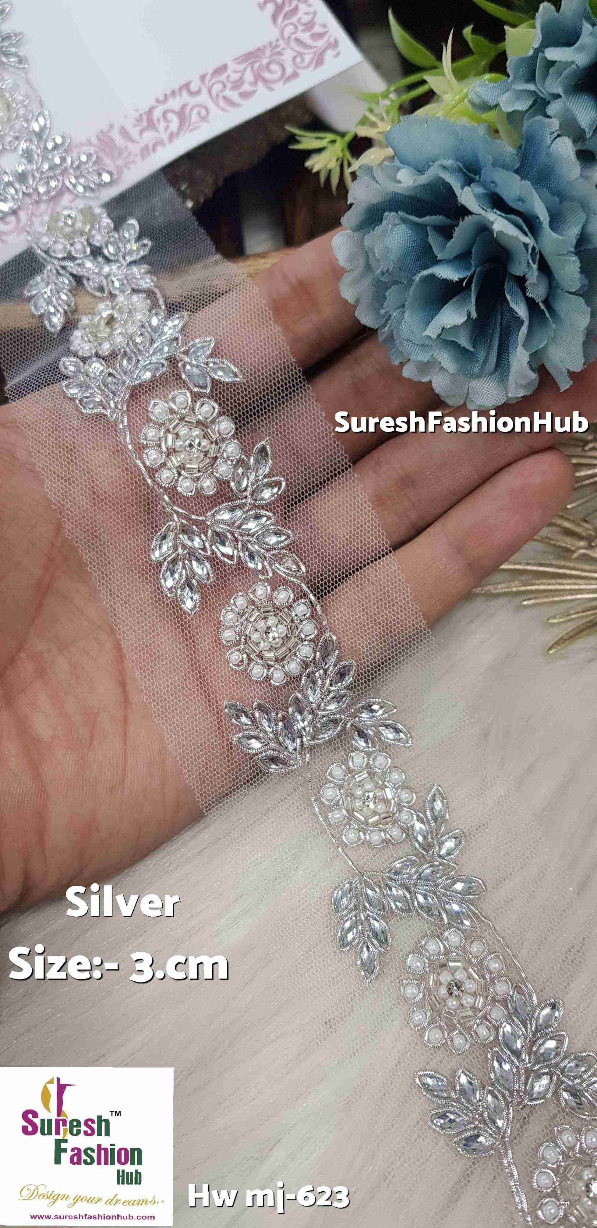 Silver Handmade Lace