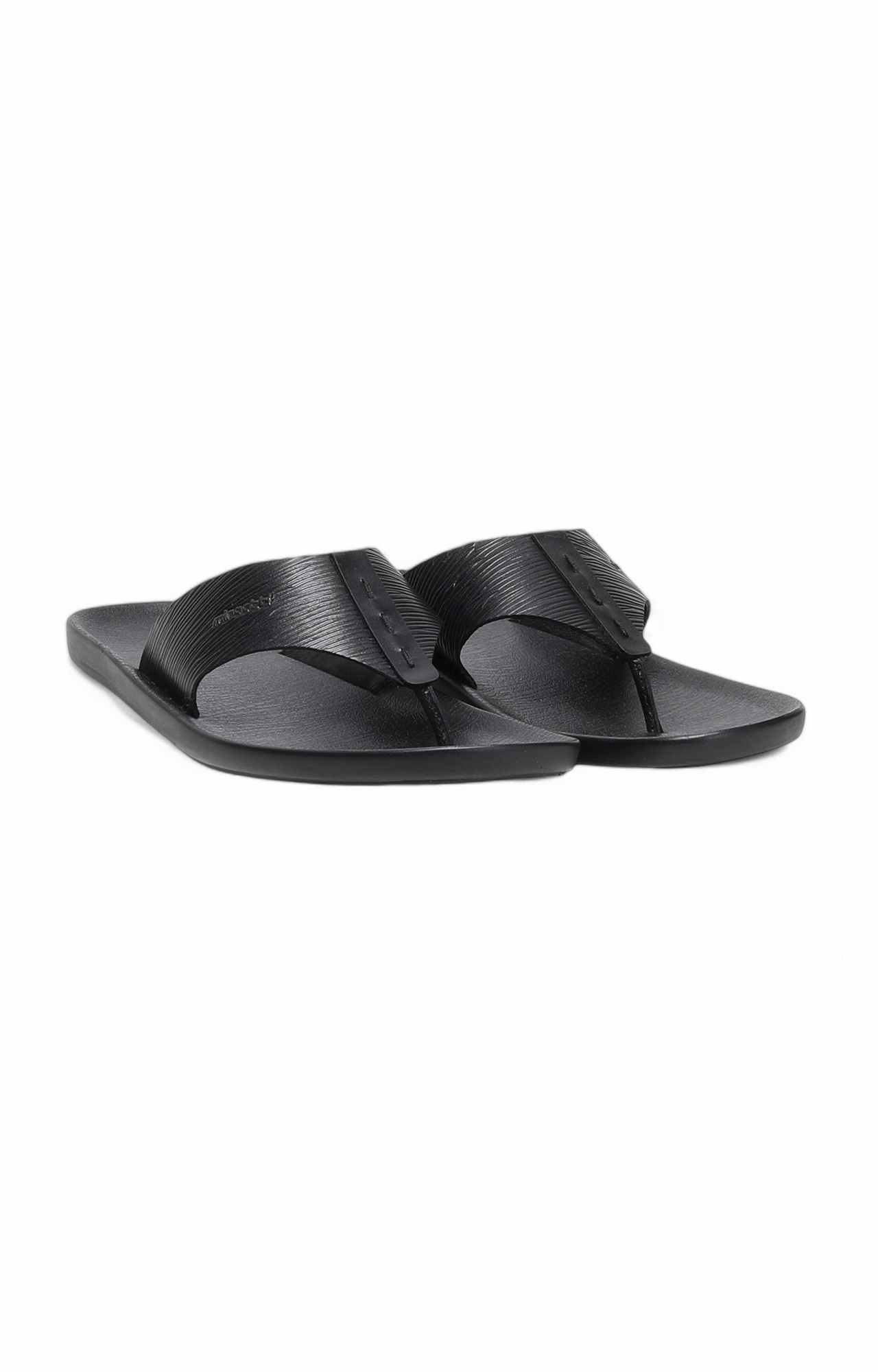 Men Black Casual Chappal