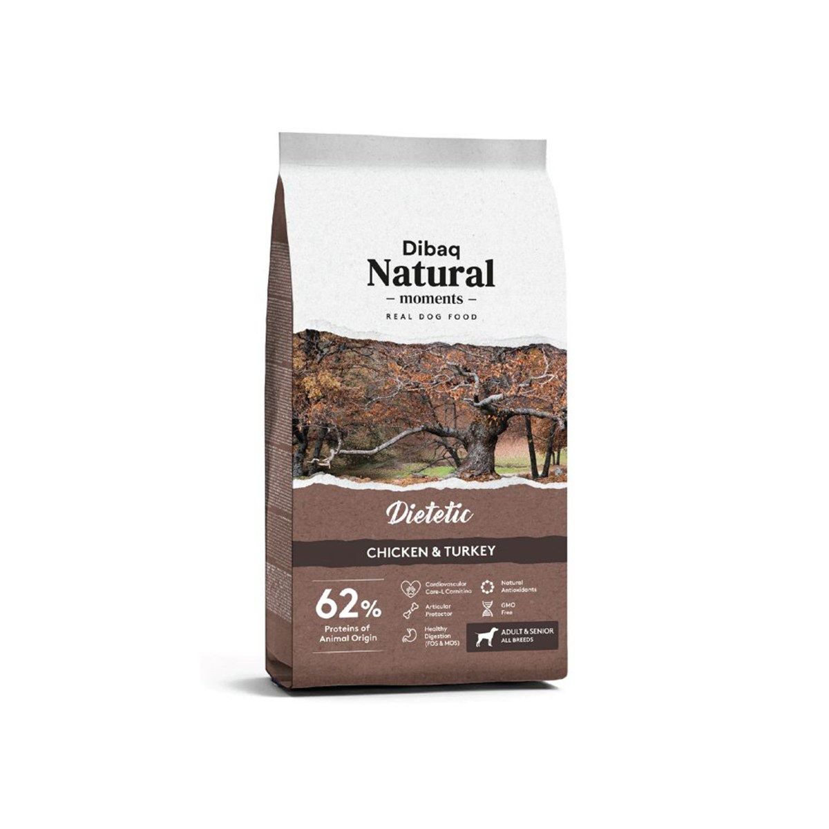Dibaq Natural Moments Dietetic Chicken & Turkey Dry Dog Food - 3 Kg