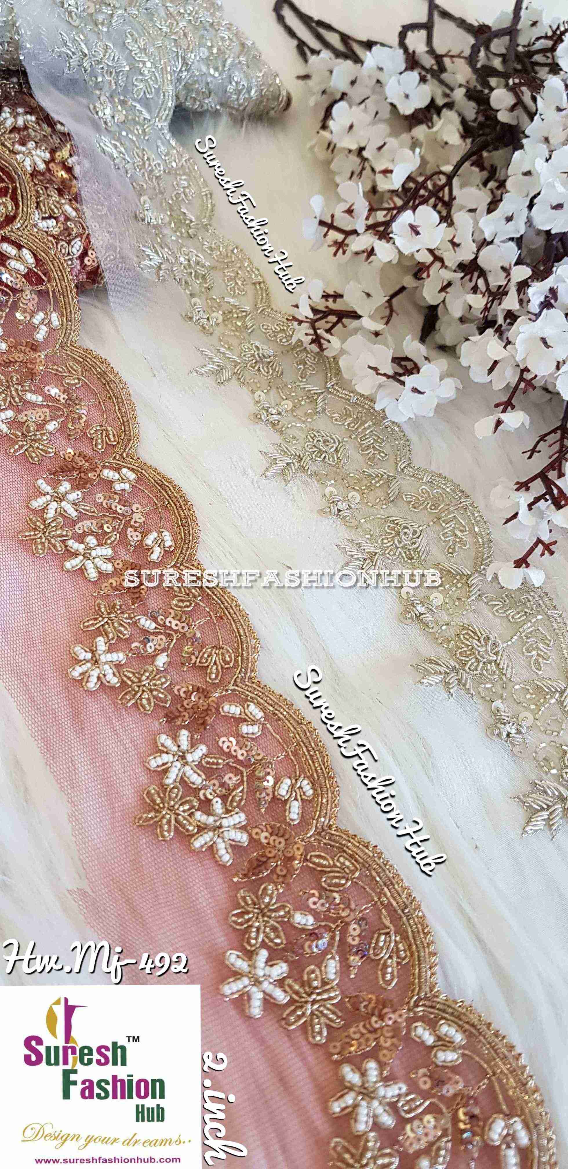 Indian Laces Embellishments Embroidery Saree Border  Wholesale Silk Crafting Sewing Decorative Designer Ribbons #bohobagmaking #fedorahats  #minne  #lndianlaces  #Sareeborder #アニー都城  #pasamanerías #pasamaneriasbordadas #Embellishments #可愛いマスク  #Embroiderytrimmings #アクセサリーパーツ #インドレース #homedecorating #galonesimportados #