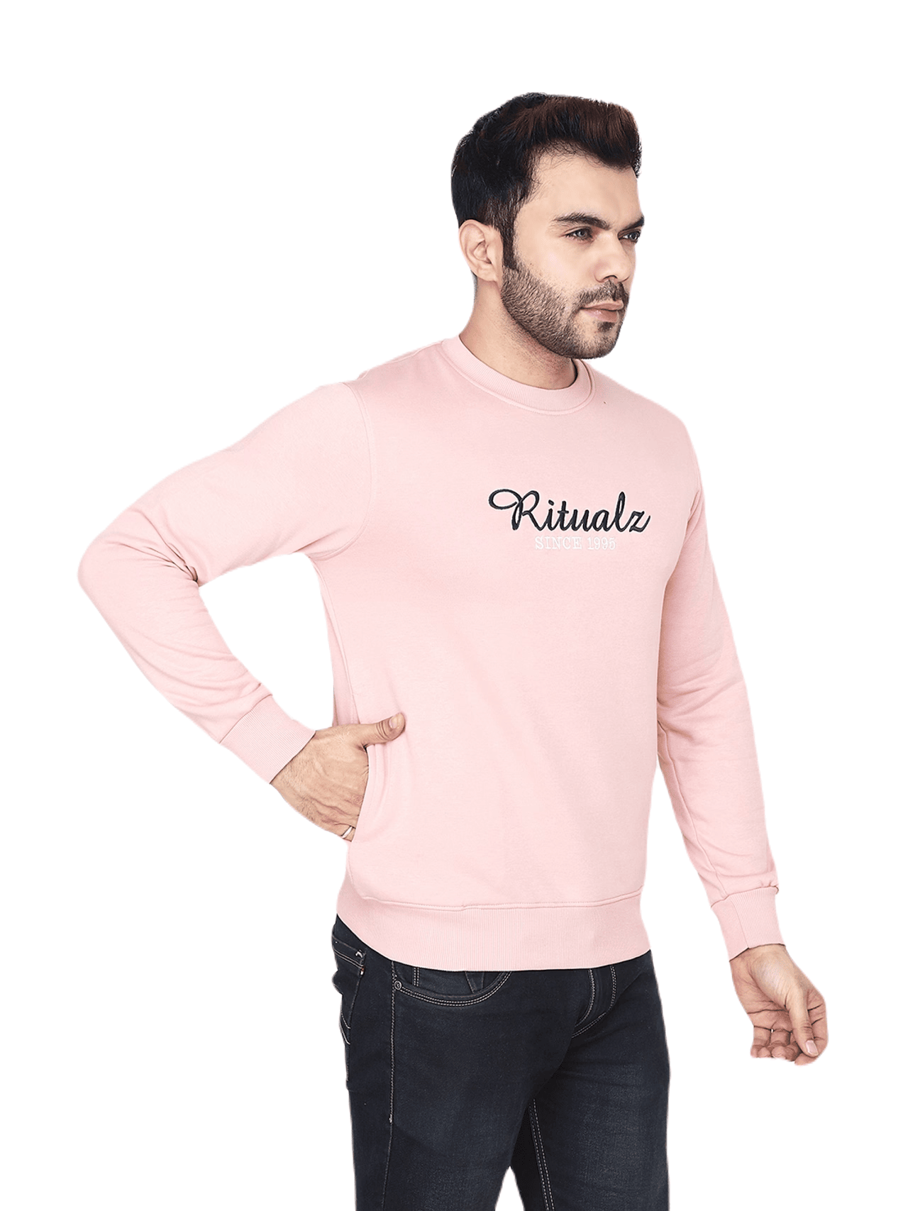 Albion Mens Winter Peach Sweatshirt