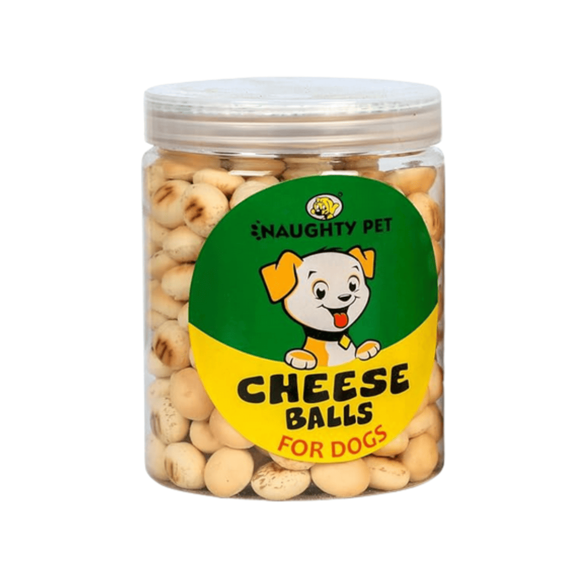 Naughty Pet Cheese Balls Dog Biscuits - 300g