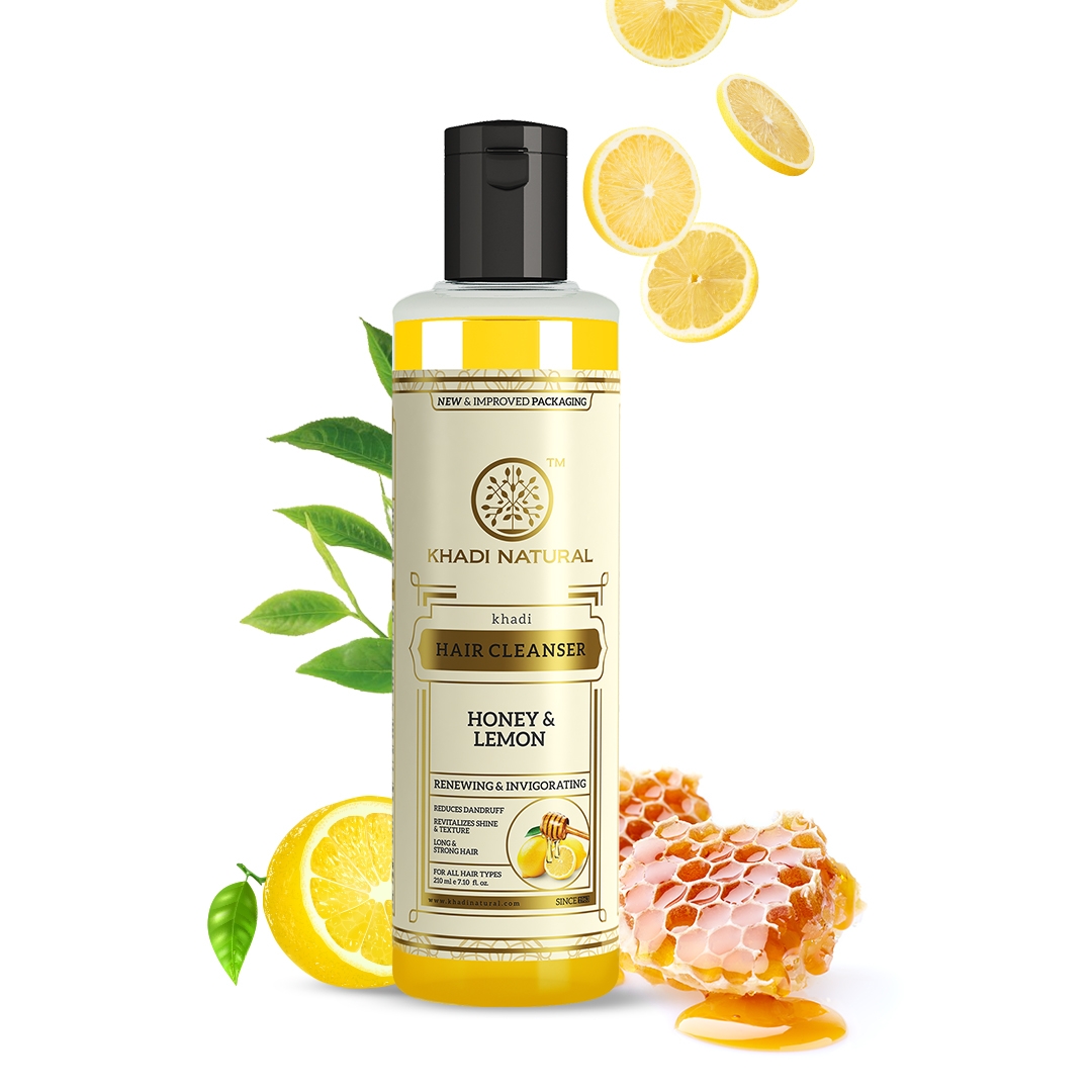 Khadi Natural | Honey and Lemon Juice Hair Cleanser 7