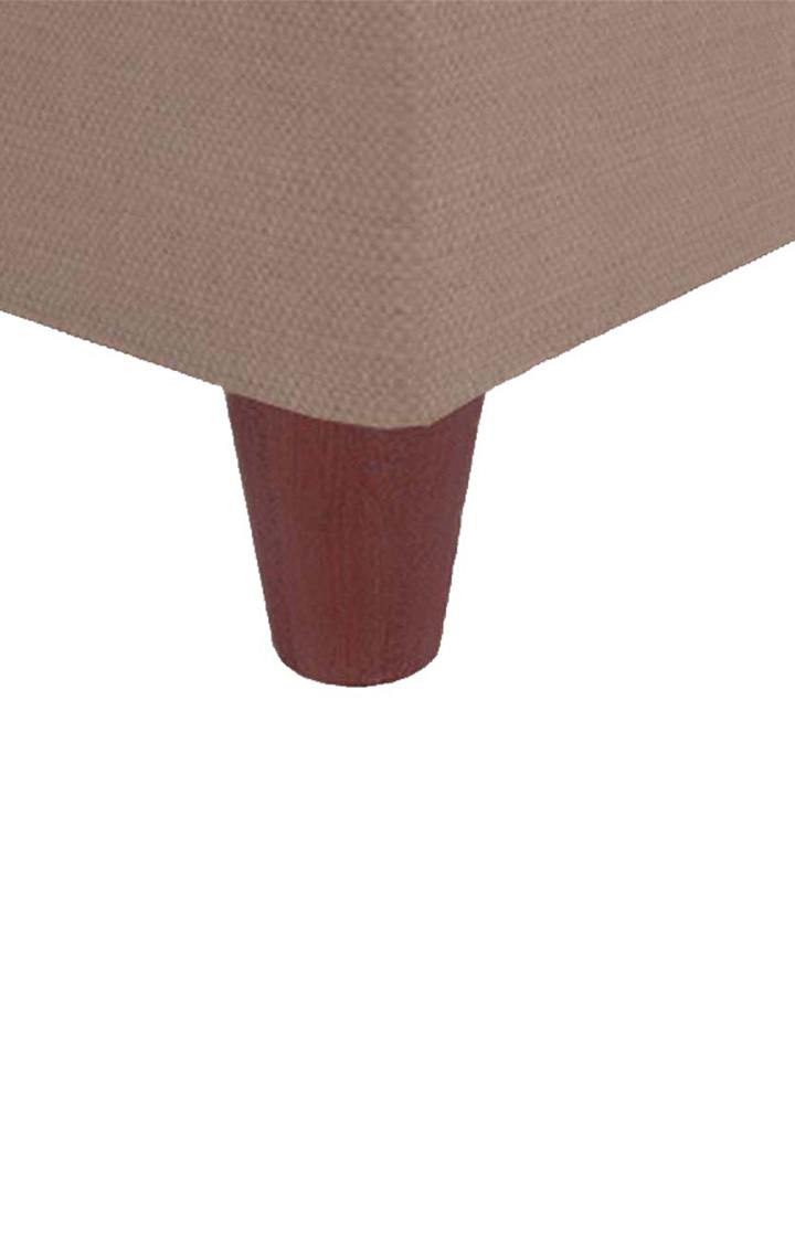 NEUDOT Roman LHS Sectional Sofa for Living Room |6 Person Sofa|Premium Fabric with Cushioned Armrest | Solid Wood Frame|6 Seater in Desert Brown Color