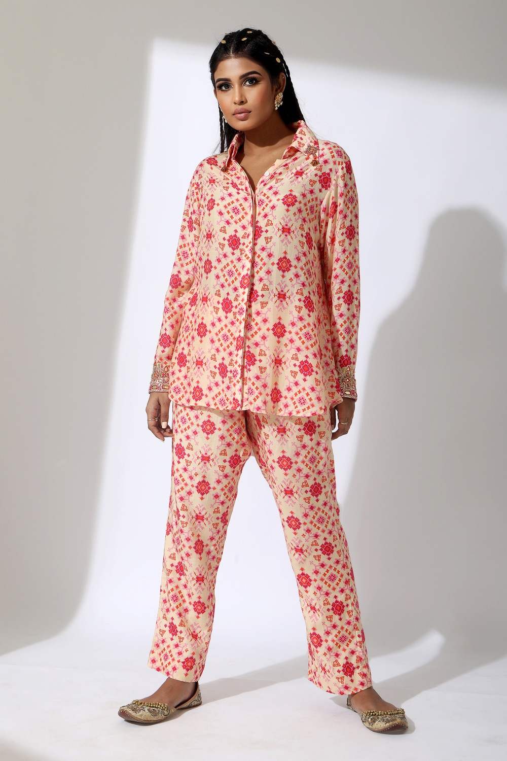 Pink Embellished Co-Ord set