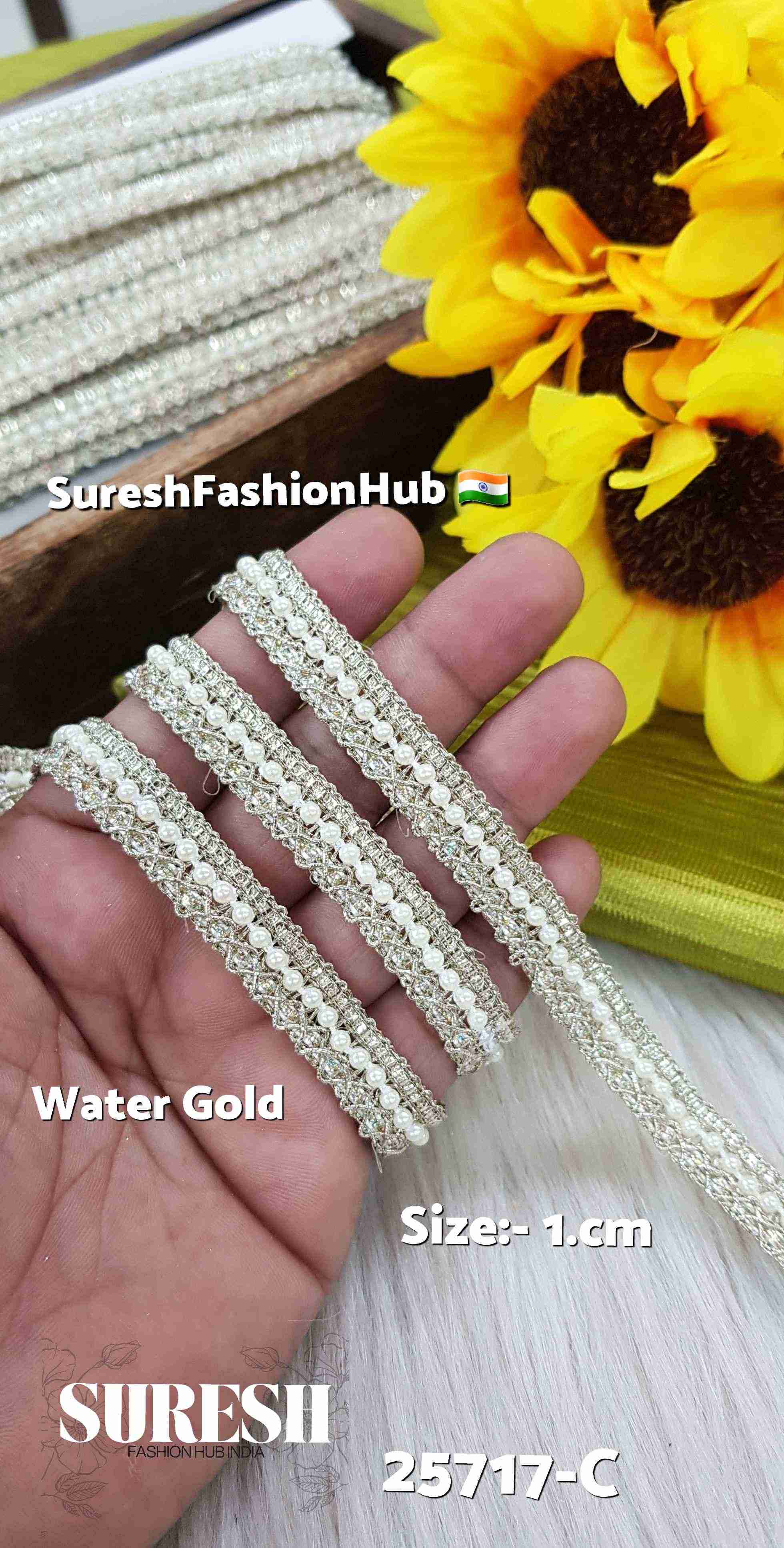 Water Grace Jhalar Lace