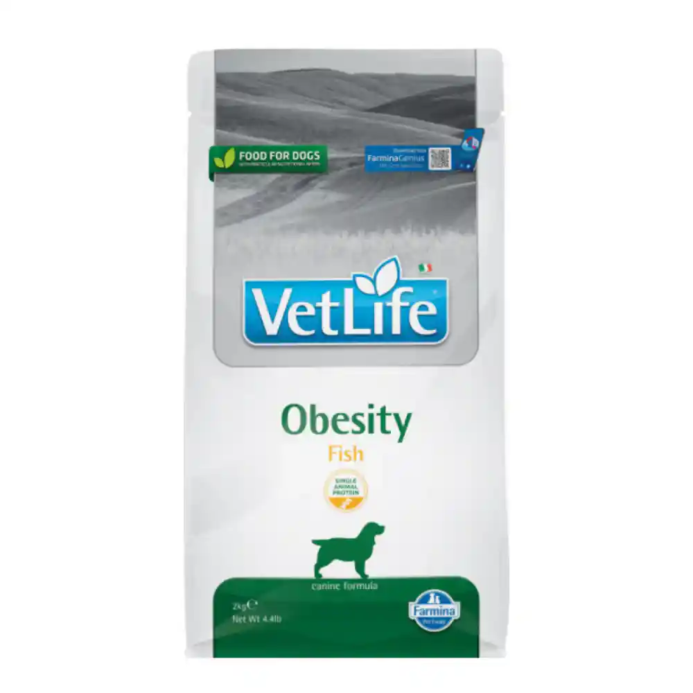 Farmina Vet Life Obesity Fish Adult Dog Dry Food, 12kg