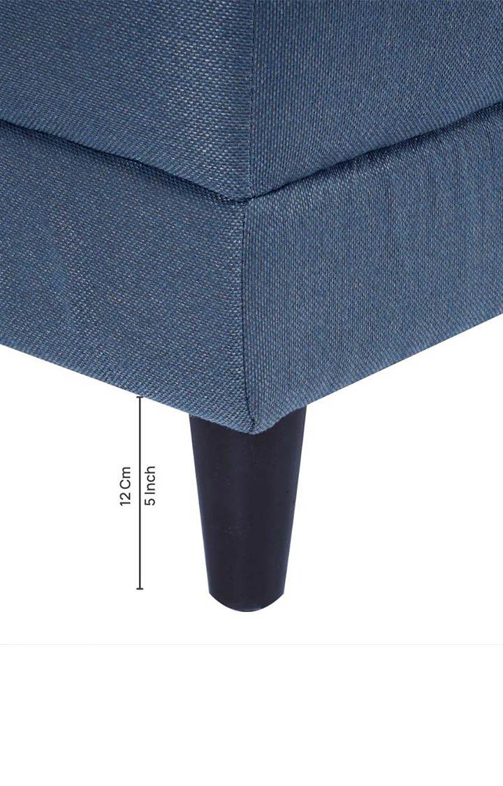 neudot Aria 6 Seater RHS Sectional Sofa in Earth Blue Colour
