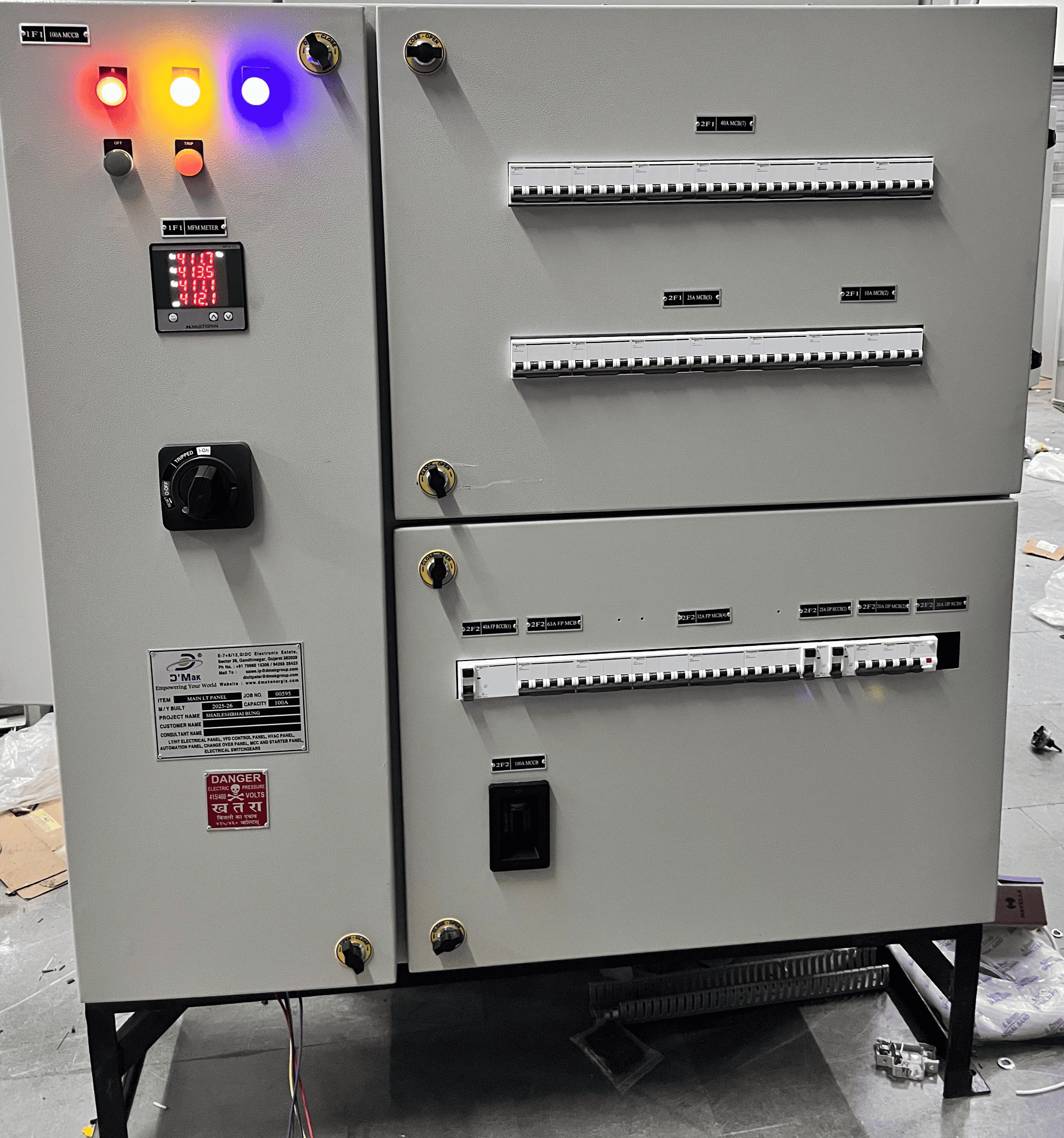 00595.1 (D'MAK Power Distribution Panel- D'MAK/2025-26/00595.1)