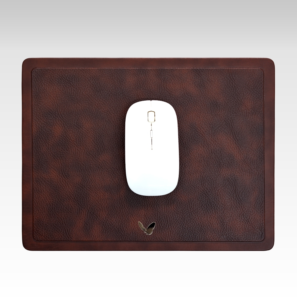 unmet-desire-rigid-mouse-pad-classic-series-brown-color-large-size-11x9-inches-creasing-free-high-precision