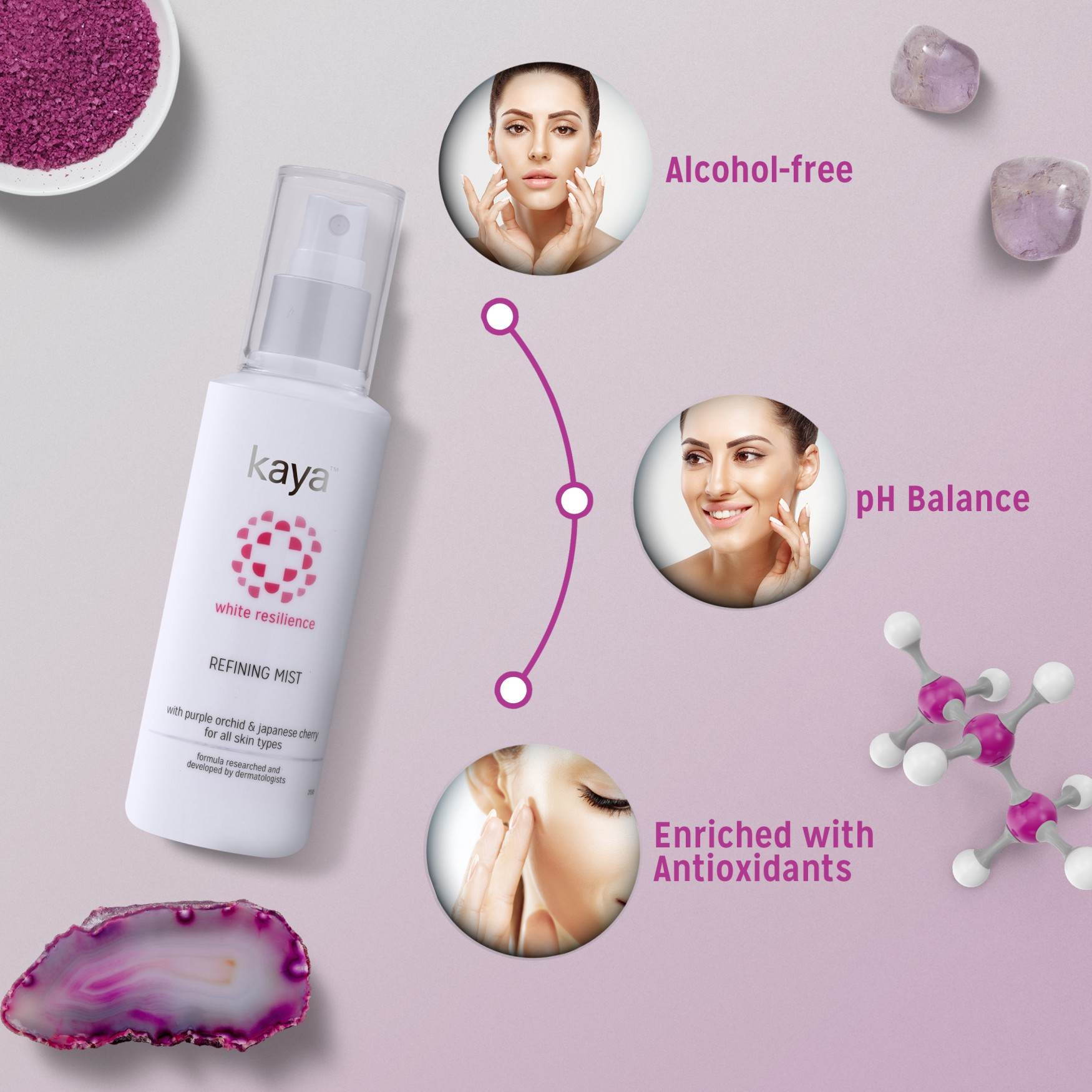 Kaya Refining Mist - Alcohol Free - Face Toner