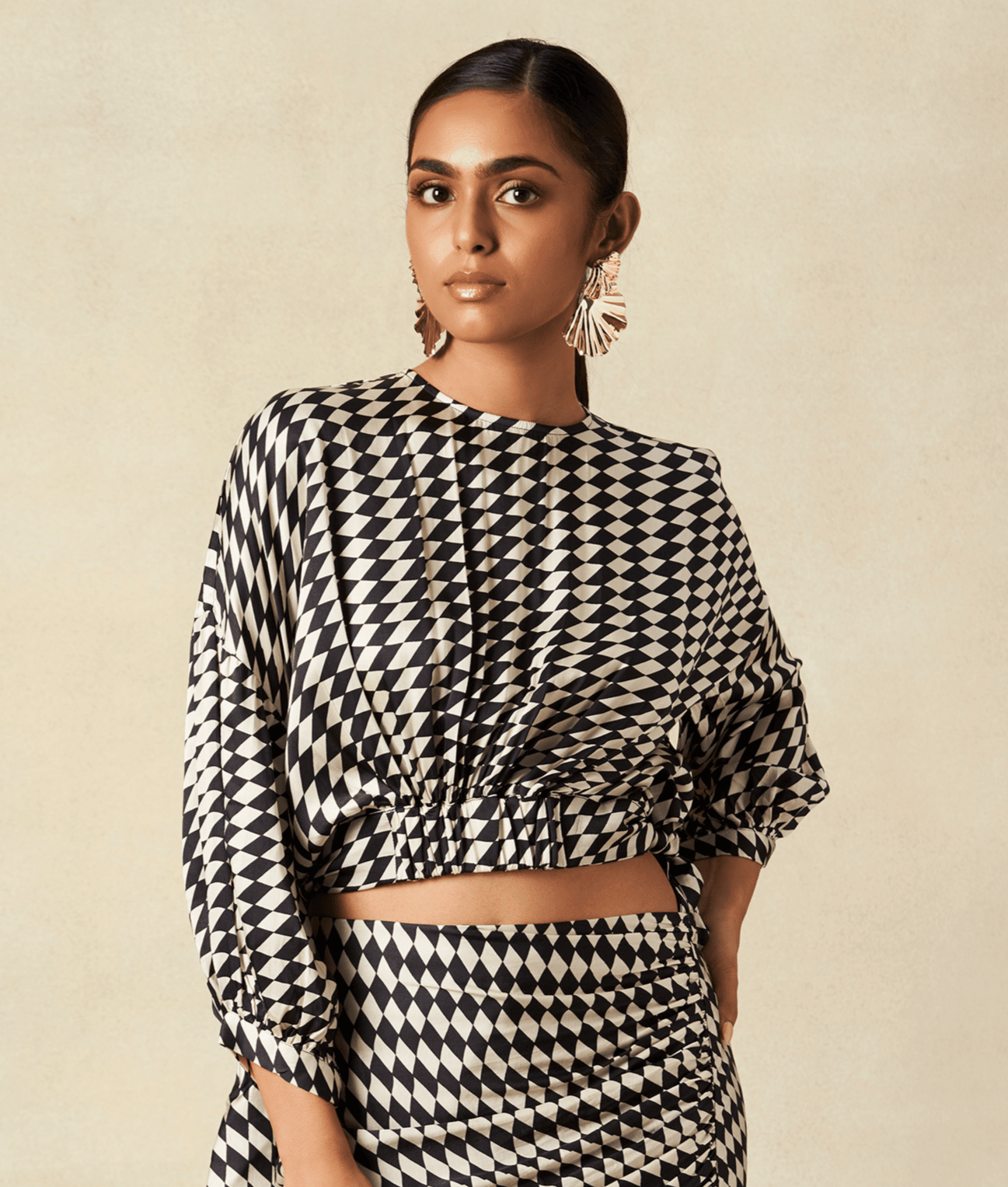 Monochrome Bluzon Top