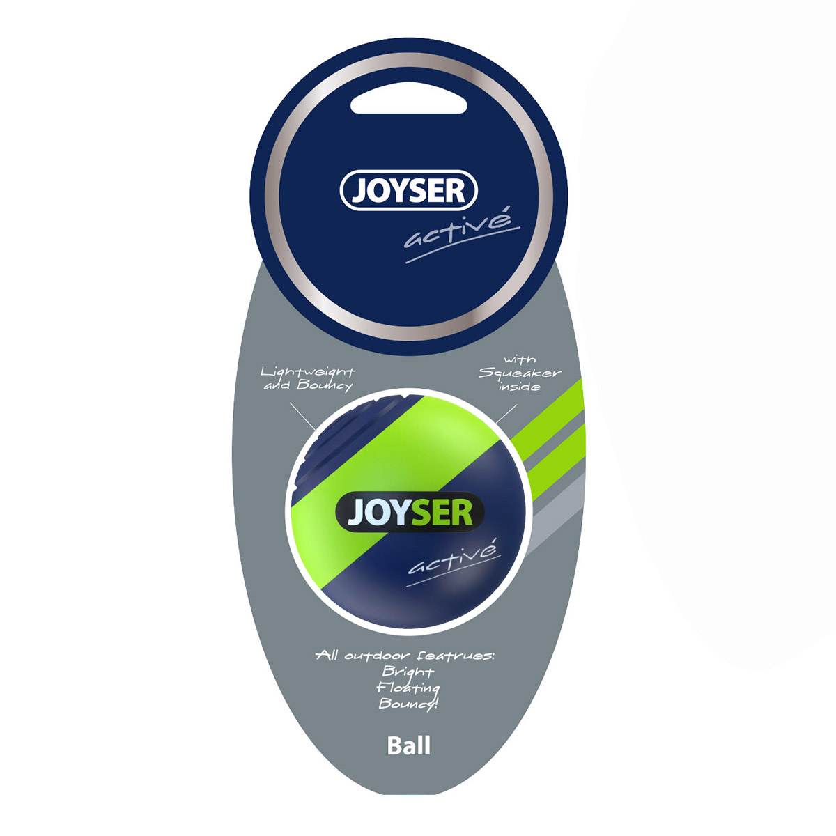 Joyser Active TPU Ball Dog Toy (Blue/Green)
