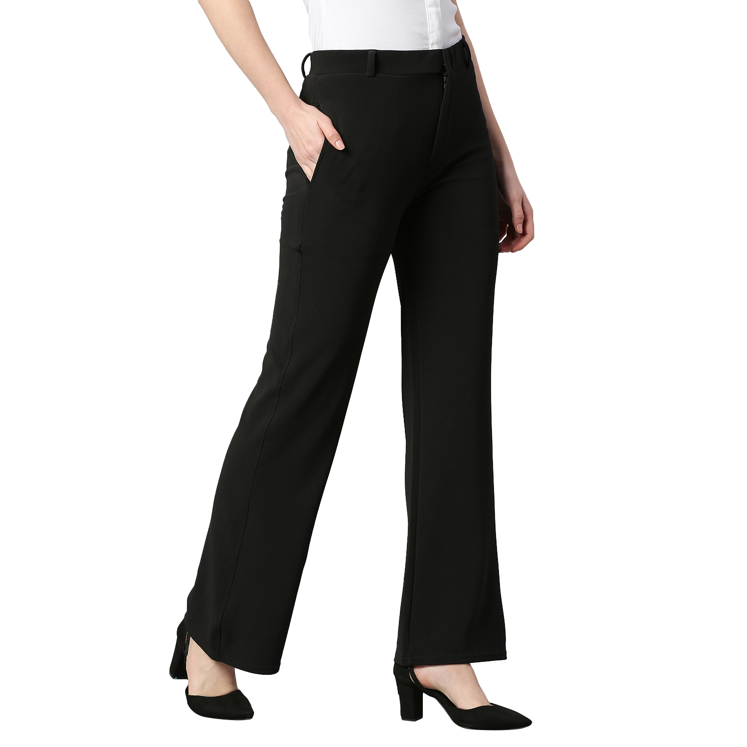 Buy Volume Zero Men's Cotton Lycra Trousers(Cream)| Trouser | at Amazon.in
