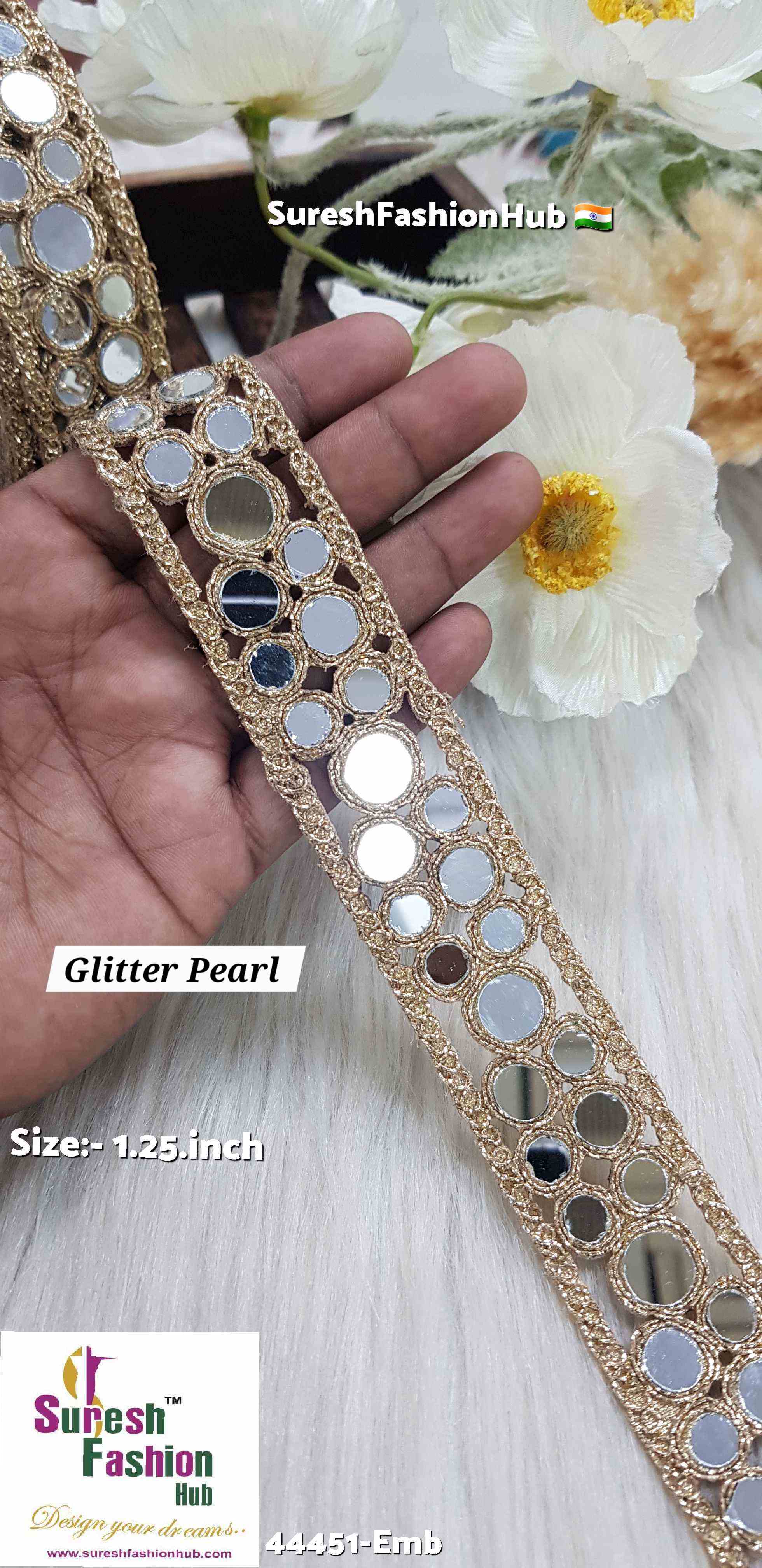 Mirror lace border outlet