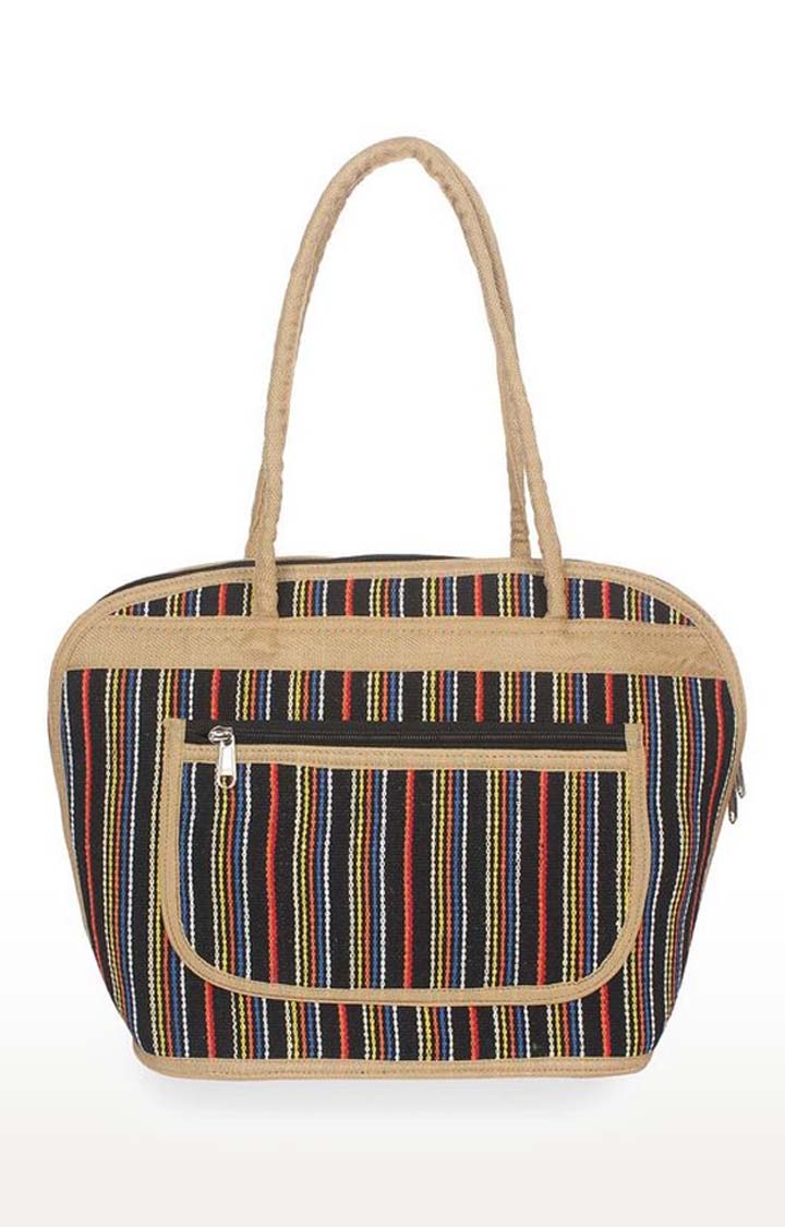 Aliado | Aliado Textile/Fabric Multi Color Zipper Closure Handcrafted Handbag  0