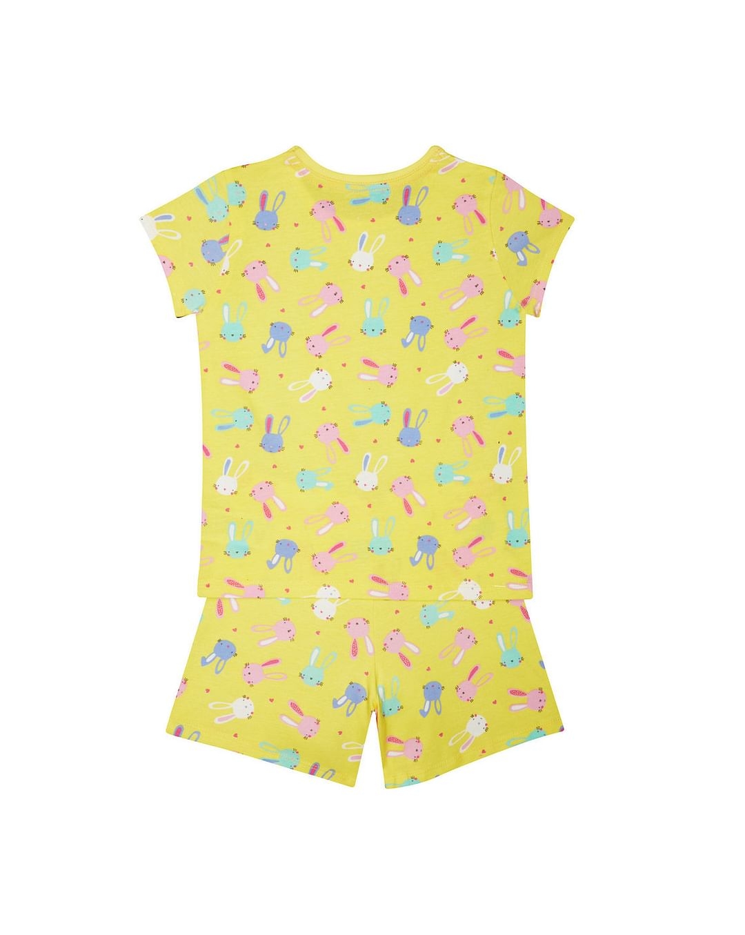Mothercare | Yellow Printed Nightsuit 1