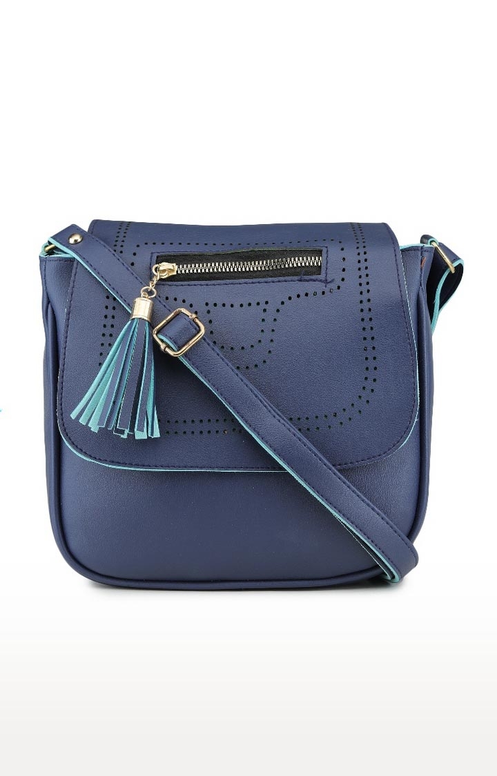 Aliado | Aliado Polyester Blue Colour Sling Bag For Women (P35V1017) 0