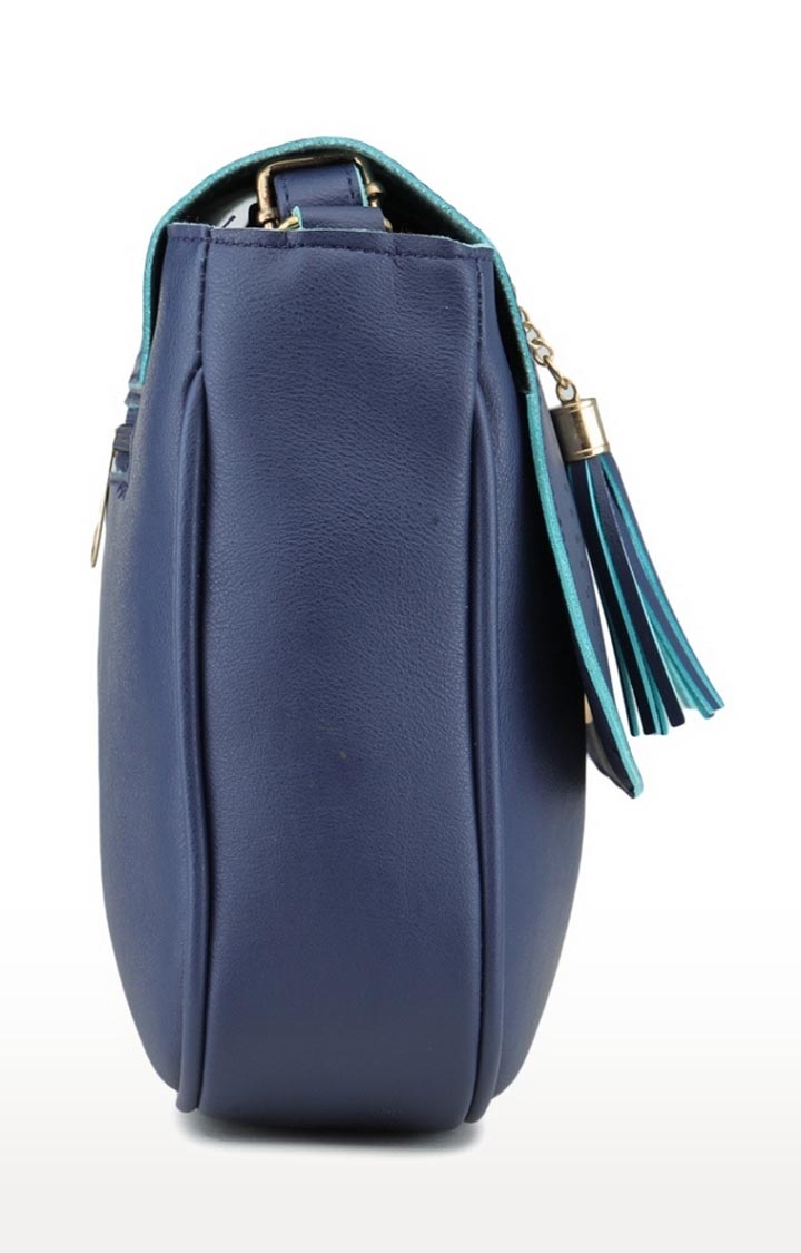 Aliado | Aliado Polyester Blue Colour Sling Bag For Women (P35V1017) 3