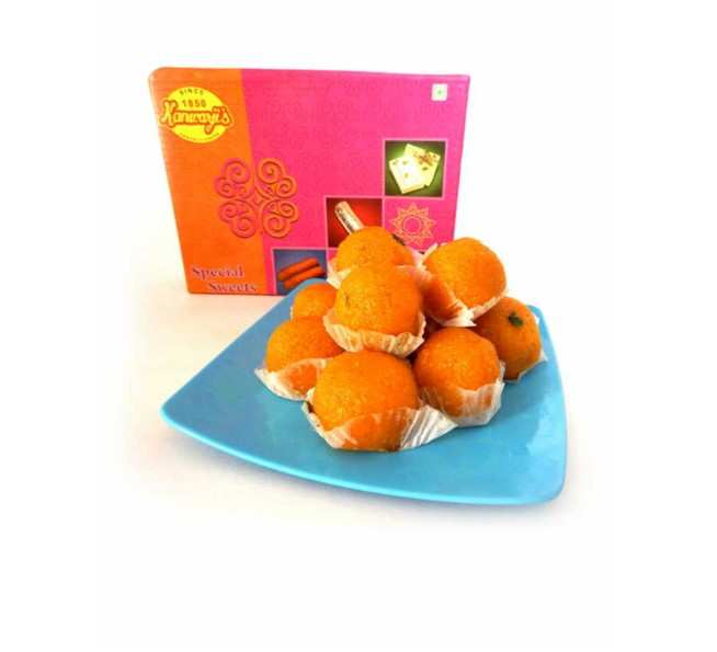 Motichoor Laddoo (Kanwarji's, Chandni Chowk)