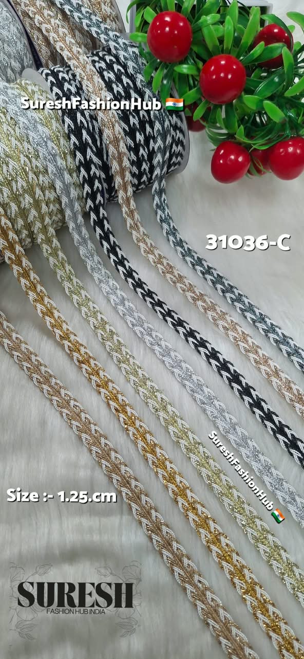 Light Multy Jaalar Machine Lace – 31036-C