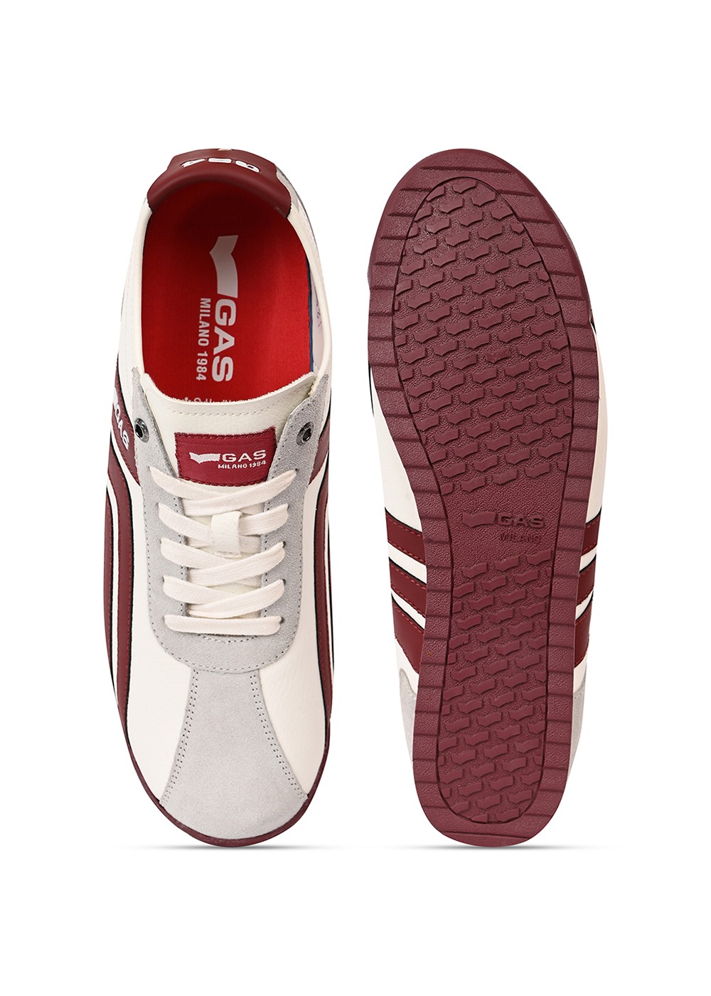 Men HoloStride White brown Sneakers