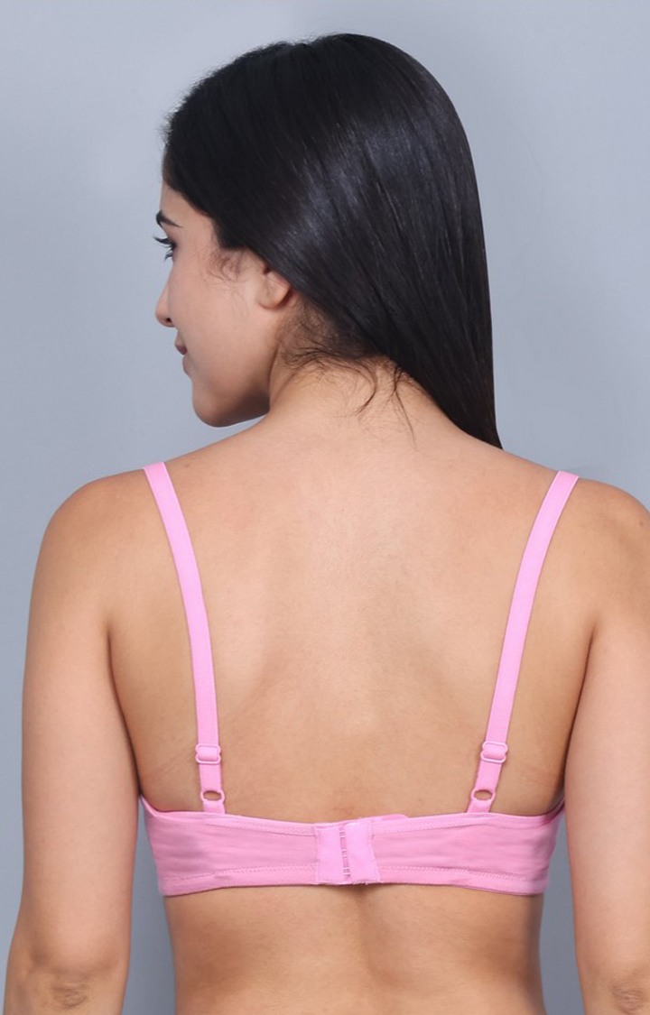 Women's Baby Pink Moulded Bra