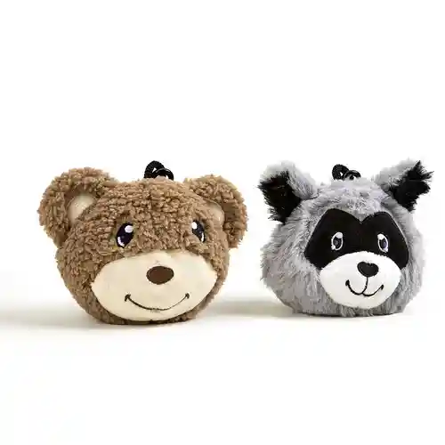 Barkbutler Fofos Plush Racoon Poop Bags for Dogs and Cats