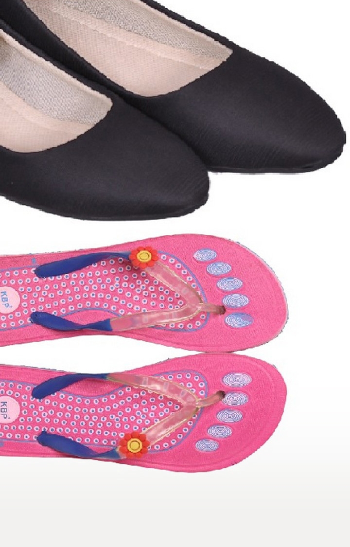 PURE CART | Gorgeous Flats and Slippers for Women (Pack of 2) 3