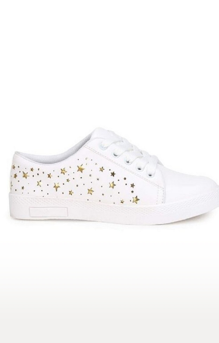 PURE CART | Gorgeous Women Casual White Sneakers 1