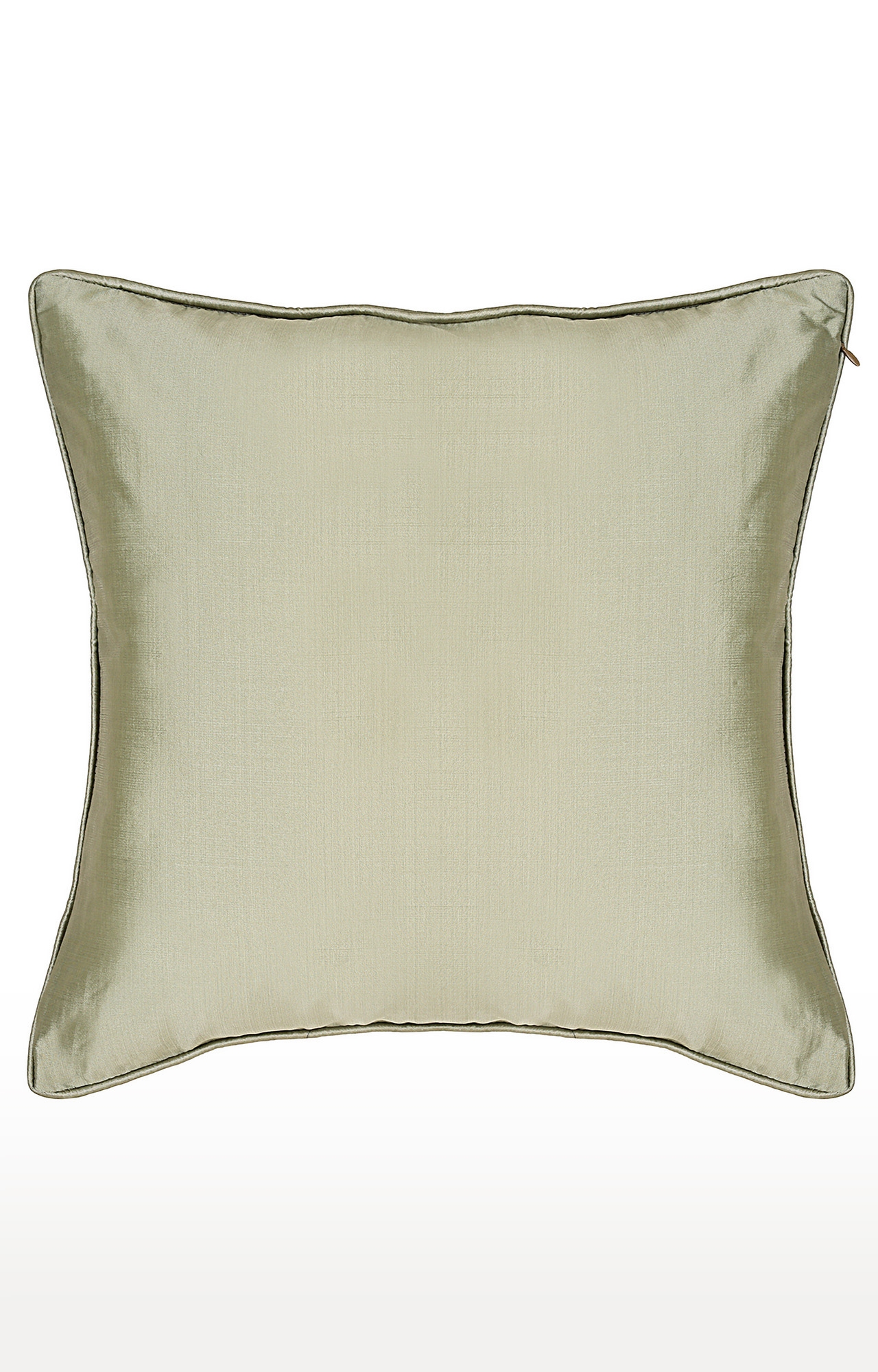 Sita Fabrics | Sita Fabrics Pack of 2, Polly Silk Siroski Work Soft Solid Decorative Square Throw Pillow Covers Set Cushion Case for Sofa Bedroom Car 16 x 16 2