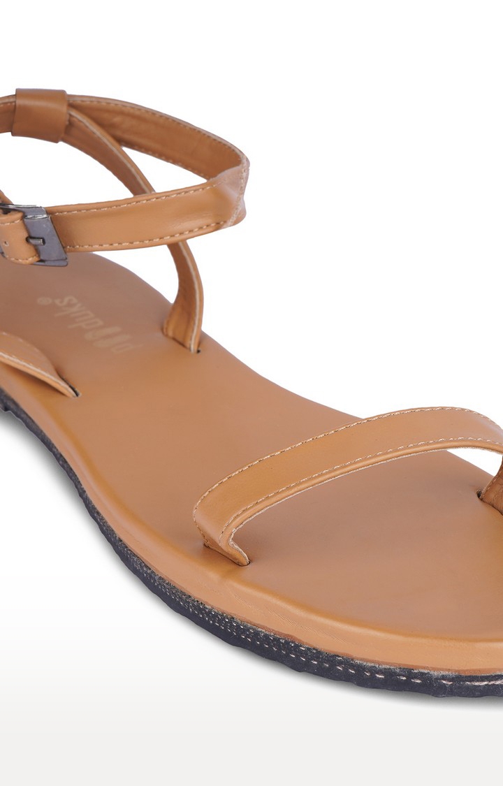 Paaduks | Women's Beige Artificial Sandals 3